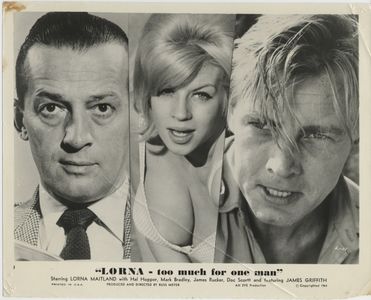 Mark Bradley, Lorna Maitland, and James Rucker in Russ Meyer's Lorna (1964)