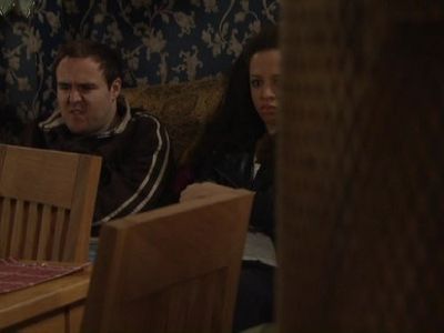 Alan Halsall and Natalie Gumede in Coronation Street (1960)
