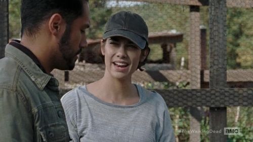 Eduardo & Maggie on AMC's The Walking Dead
