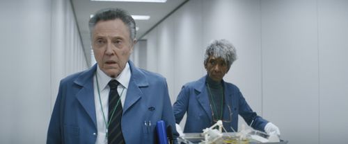 Christopher Walken and Claudia Robinson in Severance (2022)