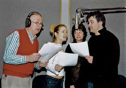 Richard Henzel, Peter DeFaria, Maria Stevens, and Linda Reiter in The Twilight Zone Radio Dramas (2002)