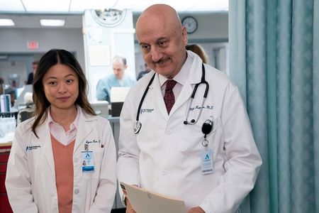 Anupam Kher and Christine Chang in New Amsterdam (2018)