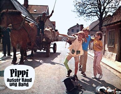 Inger Nilsson, Maria Persson, and Pär Sundberg in Pippi on the Run (1970)