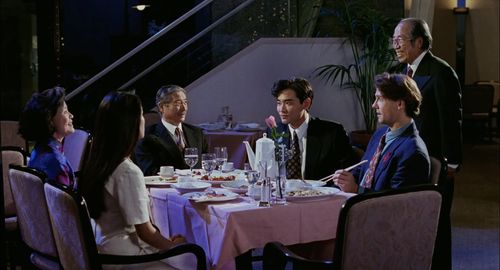 Ah-Lei Gua, Winston Chao, May Chin, Sihung Lung, Mitchell Lichtenstein, and Tien Pien in The Wedding Banquet (1993)