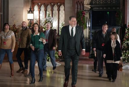 Jonathan Frakes and A.K. Benninghofen in A Biltmore Christmas (2023)
