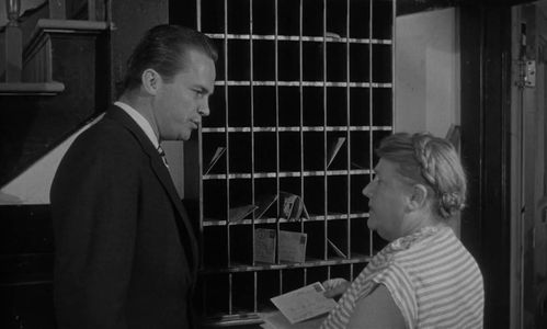 Marjorie Bennett and Ralph Meeker in Kiss Me Deadly (1955)