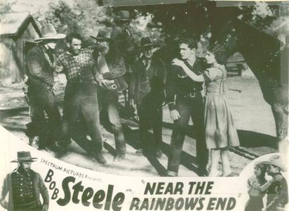 Al Ferguson, Alfred Hewston, Louise Lorraine, Cliff Lyons, and Bob Steele in Near the Rainbow's End (1930)