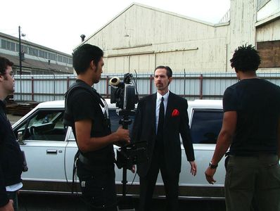 On the set of Bullets, Blood & a Fistful of Ca$h - 2004