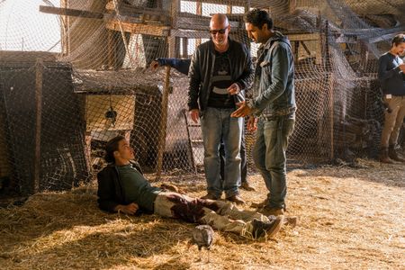 Cliff Curtis, Christoph Schrewe, and Israel Broussard in Fear the Walking Dead (2015)