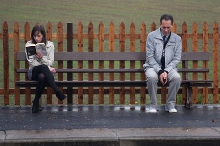 Richard E. Grant and Jill Halfpenny in How to Stop Being a Loser (2011)