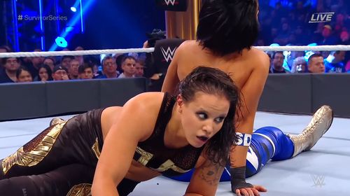 Pamela Martinez and Shayna Andrea Baszler in WWE Survivor Series (2019)