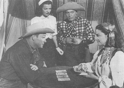 Roy Rogers, Charlita, Dale Evans, and Pinky Lee in South of Caliente (1951)