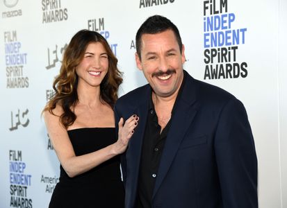 Adam Sandler and Jackie Sandler at an event for 35th Film Independent Spirit Awards (2020)