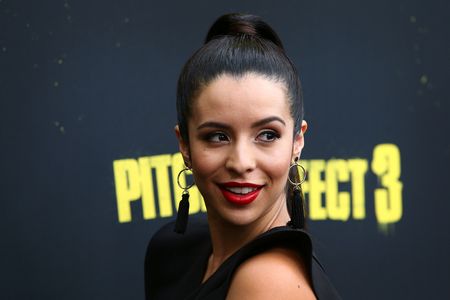 Kat Hoyos at an event for Pitch Perfect 3 (2017)