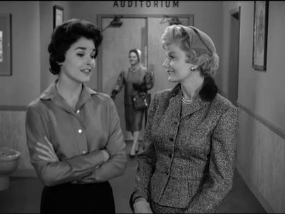 Sue Randall and Barbara Billingsley in Leave It to Beaver (1957)