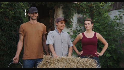 Jeremiah Wiseblood, Cody Keech, and Brittany Goodwin in Cream of the Crop (2022)