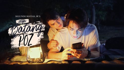 Mark Neumann and Raven Molina in Mga batang poz (2019)