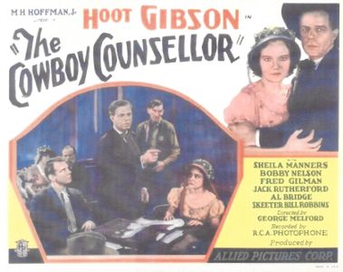 Sheila Bromley, Hoot Gibson, Fred Gilman, and Skeeter Bill Robbins in The Cowboy Counsellor (1932)