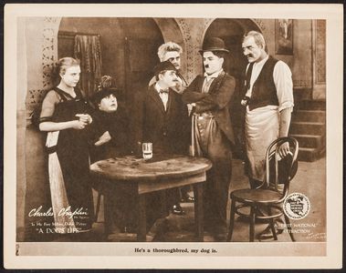 Charles Chaplin, Dave Anderson, Henry Bergman, Syd Chaplin, Edna Purviance, and Granville Redmond in A Dog's Life (1918)