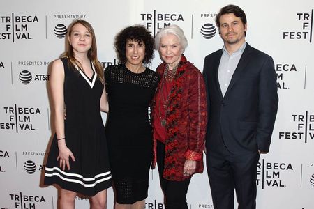 Isabelle Nélisse, Jennifer Fox, Ellen Burstyn, and Jason Ritter at the 2019 Tribeca Film Festival screening of THE TALE