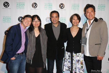 Opening Night of ADVANTAGEOUS at 2015 Los Angeles Asian Pacific Film Festival. Left to Right: Actor-producer Ken Jeong, 