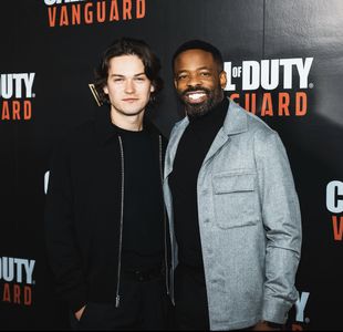 Jack Martin and Chiké Okonkwo at the Call of Duty: Vanguard Premiere