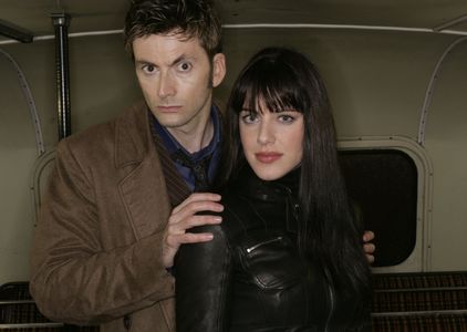 Michelle Ryan and David Tennant in Doctor Who (2005)