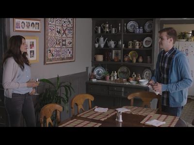 Jordan Tortorello (Jamey) alongside Michaela Watkins (Valerie) in Casual Season 3