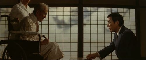 Yoshi Katô, Tetsurô Tanba, and Yoshiko Togawa in The Castle of Sand (1974)