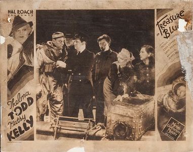 Eddy Chandler, Vernon Dent, Arthur Housman, Patsy Kelly, and Thelma Todd in Treasure Blues (1935)