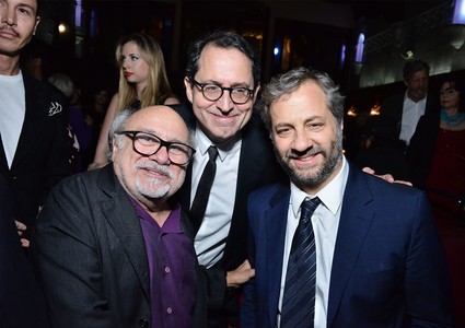 Danny DeVito, Judd Apatow, and Tom Rothman at an event for The Comedian (2016)