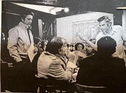 The Killing of a Chinese Bookie at Carmines Restaurant 1976. Cassavetes, Seymour Cassel, Val Avery. Michael Ferris photo