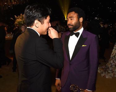 Hiro Murai and Donald Glover at an event for The 69th Primetime Emmy Awards (2017)