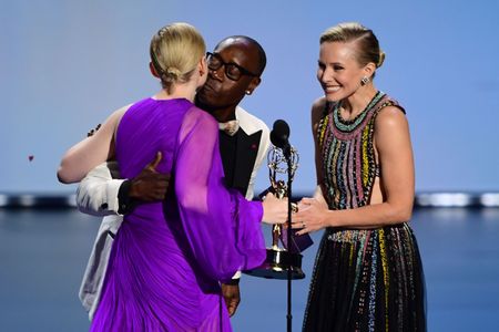 Don Cheadle, Kristen Bell, and Julia Garner at an event for The 71st Primetime Emmy Awards (2019)