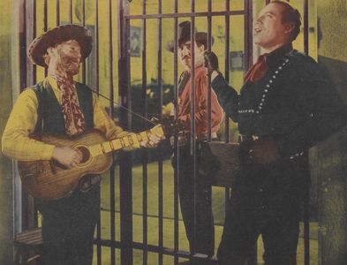 Charles King, Fred Scott, and Al St. John in Songs and Bullets (1938)