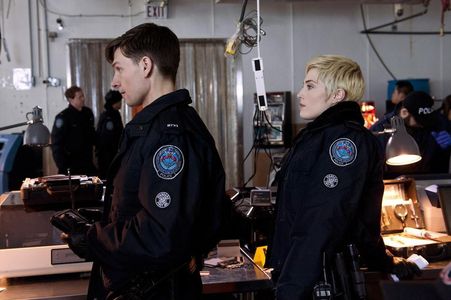 Gregory Smith and Charlotte Sullivan in Rookie Blue (2010)