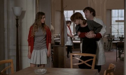 Dominique Besnehard, Sandrine Bonnaire, and Evelyne Ker in À Nos Amours (1983)