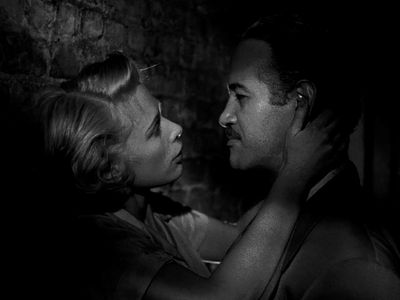 Irene Kane and Frank Silvera in Killer's Kiss (1955)