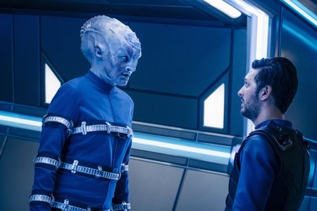 Mary Chieffo and Shazad Latif in Star Trek: Discovery (2017)