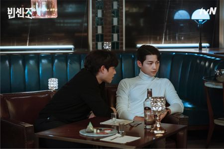 Song Joong-ki and Kim Sung-cheol in Vincenzo (2021)