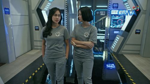 Elle Villanueva and Sophia Senoron in Voltes V: Legacy (2023)