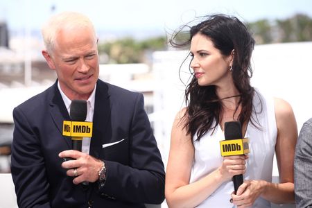 Neal McDonough and Laura Mennell at an event for Project Blue Book (2019)