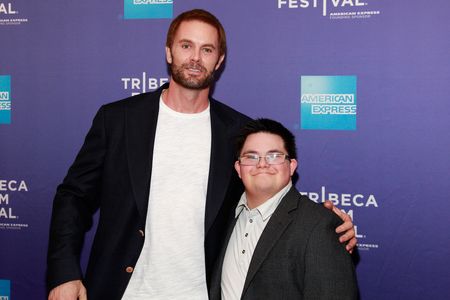 Garret Dillahunt and Isaac Leyva at an event for Any Day Now (2012)
