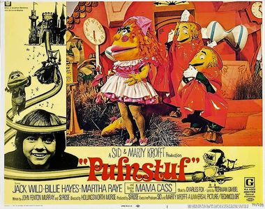 Sharon Baird, Joy Campbell, Angelo Rossitto, and The Krofft Puppets in Pufnstuf (1970)