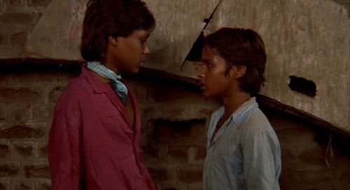 Shafiq Syed and Mohan Tantaru in Salaam Bombay! (1988)