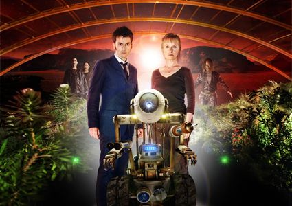 Lindsay Duncan, Alan Ruscoe, Joplin Sibtain, David Tennant, and Sharon Duncan-Brewster in Doctor Who (2005)