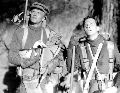 Pat Boone and Peter Ronson in Journey to the Center of the Earth (1959)