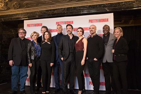''Pretty Woman: The Musical'' press event in Chicago, Illinois (Left to Right): J.F. Lawton, Orfeh, Jason Danieley, Paul