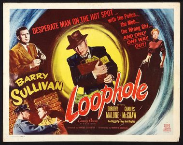 Mary Beth Hughes, Dorothy Malone, Charles McGraw, and Barry Sullivan in Loophole (1954)