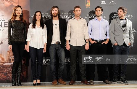 Wes Bentley, Dougray Scott, Ana Torrent, Unax Ugalde, Olga Kurylenko, and Alfonso Bassave at an event for There Be Drago